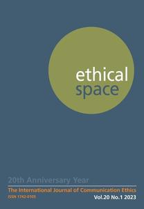 Ethical Space Vol. 20 Issue 1 edito da THESCHOOLBOOK.COM