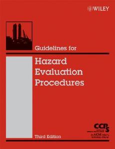 GL Hazard Evaluation Proc 3e di Ccps edito da John Wiley & Sons