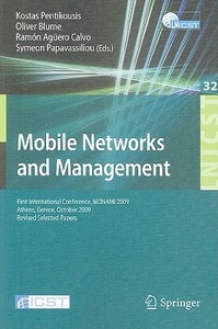 Mobile Networks And Management edito da Springer-verlag Berlin And Heidelberg Gmbh & Co. Kg