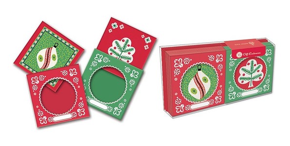 Jolly Holiday Gift Enclosures: The Betty Anderson Collection [With Die-Cut Envelopes] edito da Potter Style