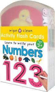 Wipe Clean: Activity Flash Cards Numbers [With Stickers and 3 Colored Pens] di Roger Priddy edito da Priddy Books