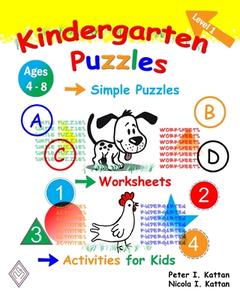 Kindergarten Puzzles - Level 1 di Peter I. Kattan, Kattan edito da Kattan