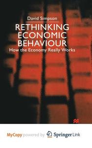 Rethinking Economic Behaviour di Simpson D. Simpson edito da Springer Nature B.V.