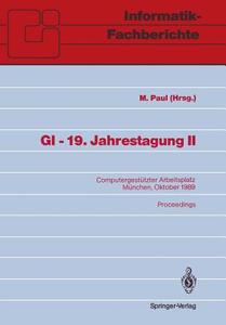 GI - 19. Jahrestagung II edito da Springer Berlin Heidelberg