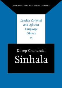 Sinhala di Dileep Chandralal edito da John Benjamins Publishing Co
