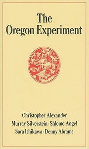 OREGON EXPERIMENT di Christopher Alexander edito da OXFORD UNIV PR