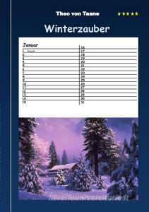 Winterzauber - Kalender di Theo von Taane edito da Books on Demand