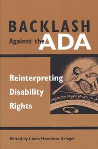 Backlash Against the ADA di Linda Hamilton Krieger edito da University of Michigan Press