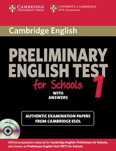 Cambridge Preliminary English Test for Schools 1 Student's Book with Answers di Cambridge ESOL edito da Cambridge University Press