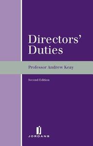 Directors\' Duties di Andrew Keay edito da Jordan Publishing Ltd