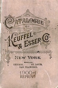 Catalogue of Keuffel and Esser 1900 Reprint di Ross Bolton edito da Createspace