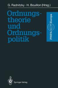 Ordnungstheorie und Ordnungspolitik edito da Springer Berlin Heidelberg