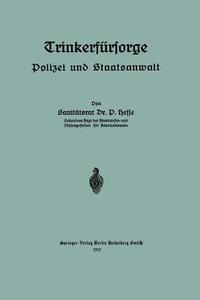 Trinkerfürsorge di D. Hesse edito da Springer Berlin Heidelberg