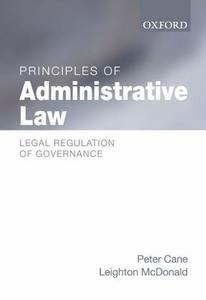 Legal Regulation Of Governance di Peter Cane, Leighton Mcdonald edito da Oxford University Press Australia