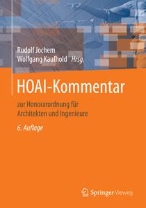 HOAI-Kommentar di Rudolf Jochem, Wolfgang Kaufhold edito da Vieweg+Teubner Verlag