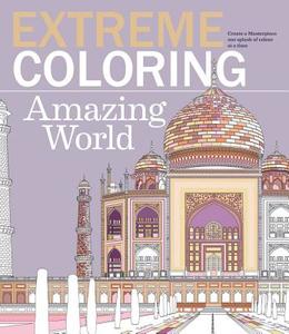 Extreme Coloring Amazing World: Relax and Unwind, One Splash of Color at a Time di Beverly Lawson edito da Barron's Educational Series