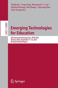 Emerging Technologies for Education edito da Springer International Publishing