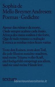 Poemas - Gedichte di Sophia de Mello Breyner Andresen edito da Beck C. H.