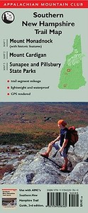 AMC Southern New Hampshire Trail Map: Mount Monadnock, Mount Cardigan, Sunapee and Pillsbury State Parks edito da Appalachian Mountain Club