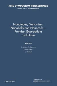 Nanotubes, Nanowires, Nanobelts And Nanocoils - Promise, Expectations And Status: Volume 1142 edito da Cambridge University Press