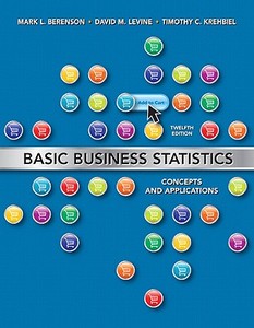 Basic Business Statistics: Concepts and Applications di Mark L. Berenson, David M. Levine, Timothy C. Krehbiel edito da Prentice Hall