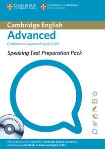 Speaking Test Preparation Pack For Cae Paperback With Dvd di University of Cambridge ESOL Examinations edito da University Of Cambridge Esol Examinations