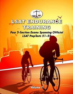 LSAT Endurance Training, Volume 1: Four 5-Section Exams Spanning Official LSAT Preptests 51-55 (Cambridge LSAT) di Morley Tatro edito da Cambridge LSAT