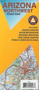 Benchmark Arizona Northwest Road Map: Including: Grand Canyon, River Recreation, Historic Route 66, Oak Creek Canyon, Public Lands (with GMUs) edito da Benchmark Maps