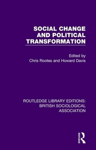 Social Change And Political Transformation edito da Taylor & Francis Inc