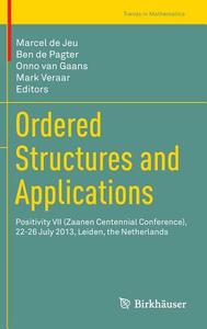 Ordered Structures and Applications edito da Springer International Publishing