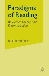 Paradigms of Reading di Ian Mackenzie edito da Palgrave Macmillan