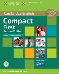 Compact First Student's Book With Answers With Cd-rom di Peter May edito da Cambridge University Press
