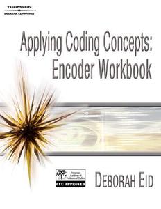 Applying Coding Concepts di Deborah Eid edito da Cengage Learning, Inc