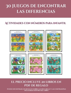 Actividades con números para infantil (30 juegos de encontrar las diferencias) di Garcia Santiago edito da Fichas de preescolar