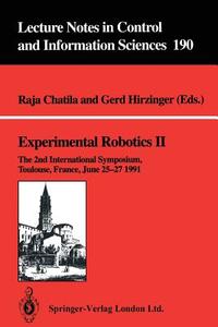 Experimental Robotics II edito da Springer Berlin Heidelberg