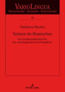 Varianz im Russischen di Vladislava Warditz edito da Peter Lang