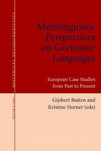 Metalinguistic Perspectives on Germanic Languages edito da Lang, Peter