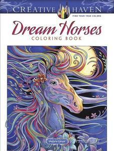 Creative Haven Dream Horses Coloring Book di Marjorie Sarnat edito da Dover Publications Inc.