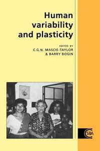 Human Variability and Plasticity edito da Cambridge University Press