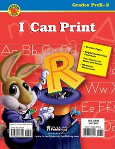 I Can Print, Grades Pk - 2 di Brighter Child, Vincent Douglas, School Specialty Publishing edito da Brighter Child