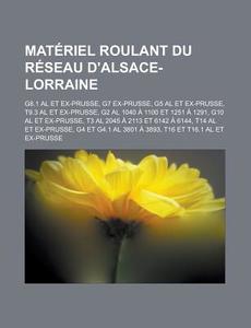 Mat Riel Roulant Du R Seau D'alsace-lorr di Livres Groupe edito da Books LLC, Wiki Series