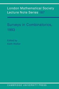 Surveys in Combinatorics, 1993 edito da Cambridge University Press