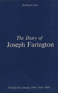 Diary Joseph Farington V 9 & V10 Set di Gloria E Cave edito da Yale University Press