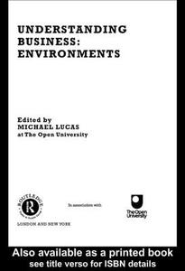 Understanding Business Environments di Michael Lucas edito da Routledge