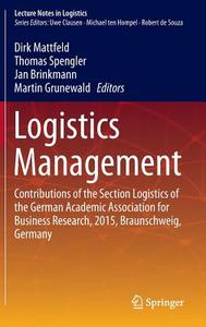 Logistics Management edito da Springer-Verlag GmbH