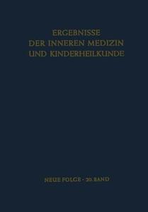 Ergebnisse der Inneren Medizin und Kinderheilkunde di L. Heilmeyer, A. Prader, B. De Rudder, R. Schoen edito da Springer Berlin Heidelberg