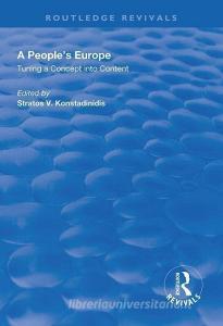 A People's Europe edito da Taylor & Francis Ltd