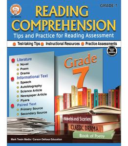 Reading Comprehension, Grade 7 di Schyrlet Cameron, Suzanne Myers edito da MARK TWAIN MEDIA