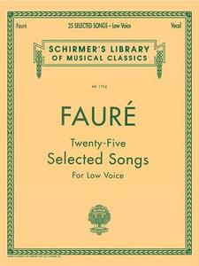 25 Selected Songs: Schirmer Library of Classics Volume 1714 Low Voice edito da G SCHIRMER