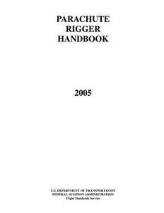 Parachute Rigger Handbook di Federal Aviation Administration edito da Createspace